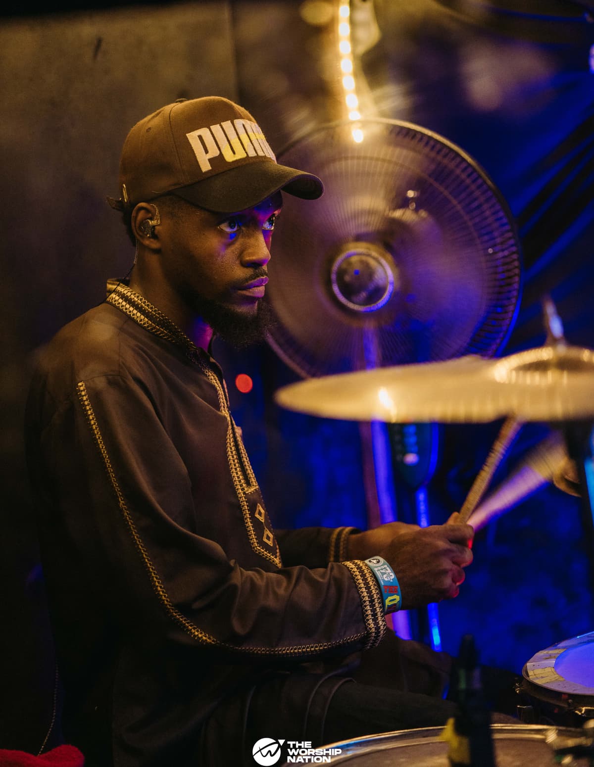 Drummer focused