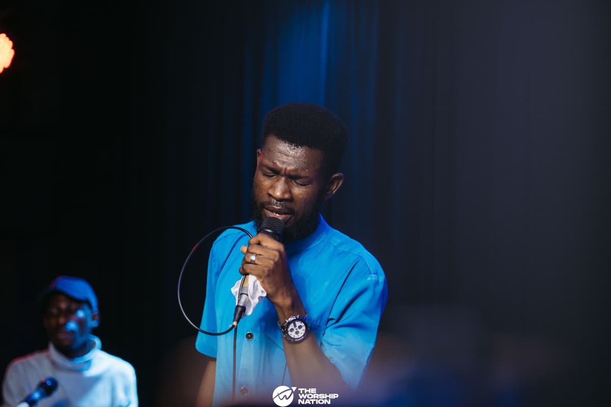 Solomon Stephen — standing in deep worship